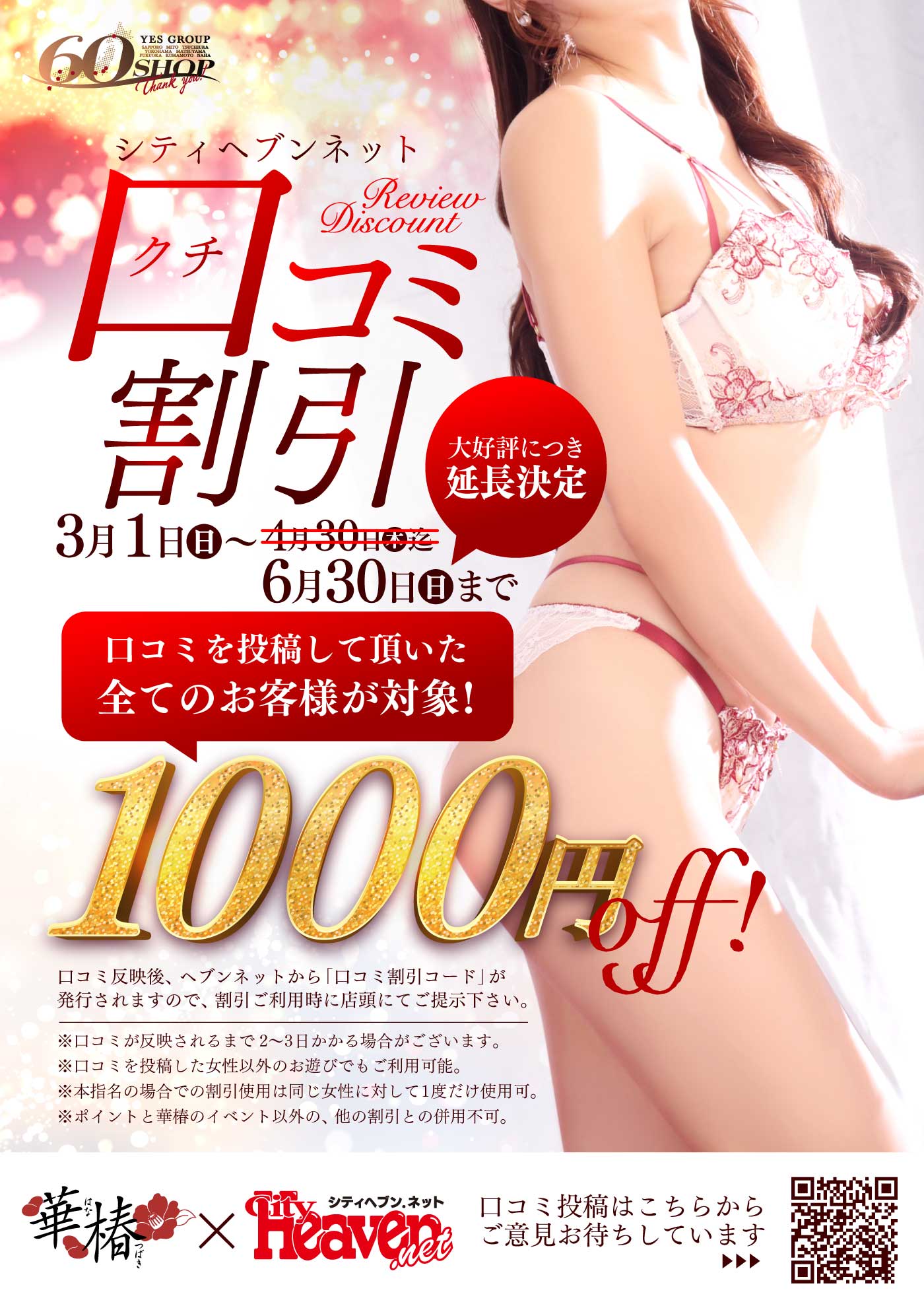 口コミ割引イベント