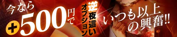 逆夜這いオプションが今なら【500円】！